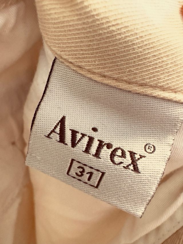 Pantaloni Avirex beige tg 31 regular