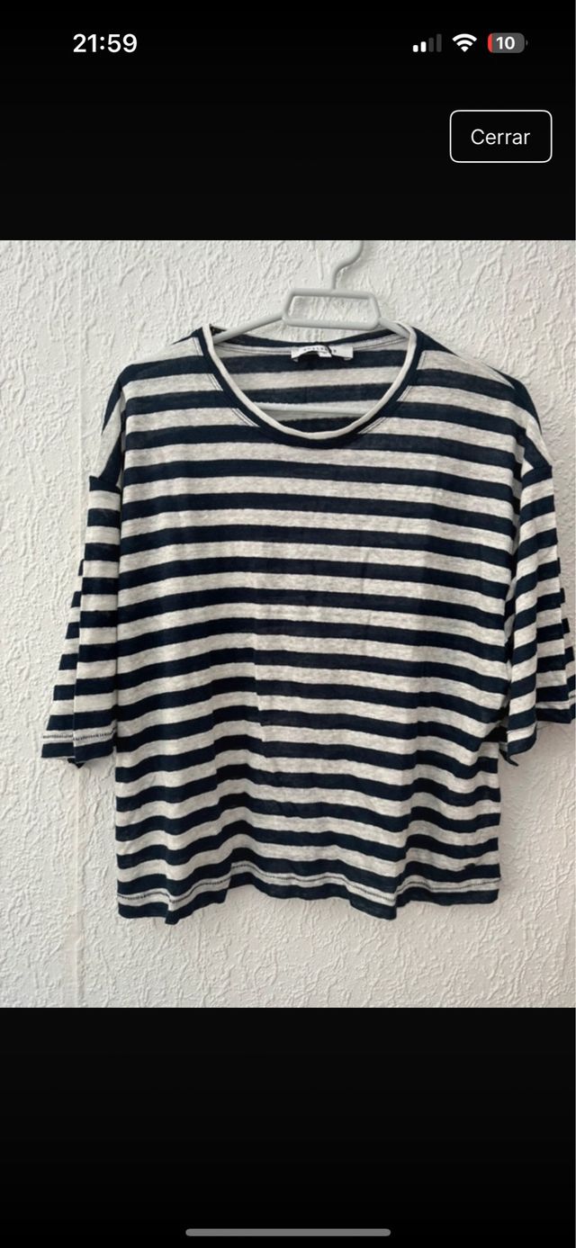 Camiseta Scalpers rayas manga corta