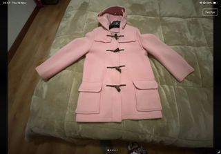 Dufflecoat Rosa 70% Lã