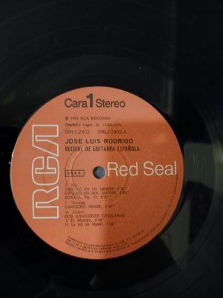 LP Recital de Guitarra Española - Jose Luis Rodrig