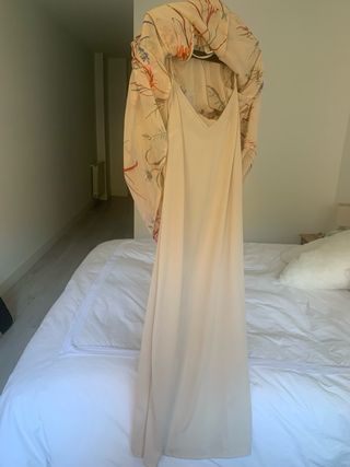 Vestido largo floral romántico