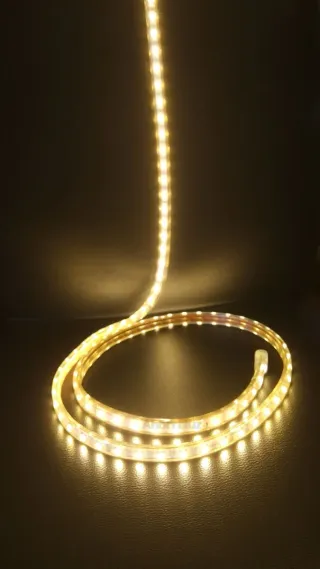 Tira LED 5050 3m Cálida 220v con Interruptor