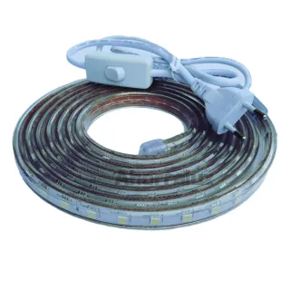 Tira LED 5050 3m Cálida 220v con Interruptor