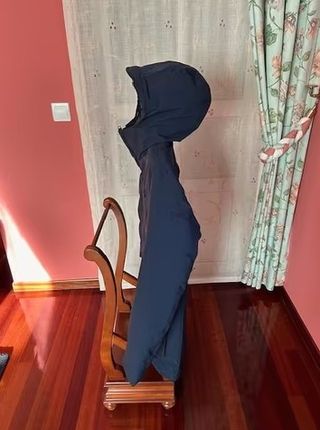 Parka Benetton acolchada tipo plumón azul