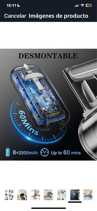 Aspiradora Inalámbrica