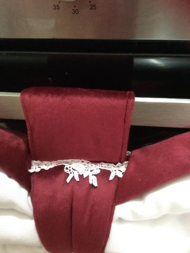 Copriforno Fiocco Rosso e Bianco