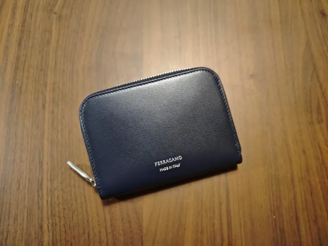 FERRAGAMO - Tarjetero de Piel - Hecho en Italia