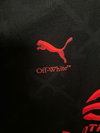 Camiseta AC Milan x Off White Negra