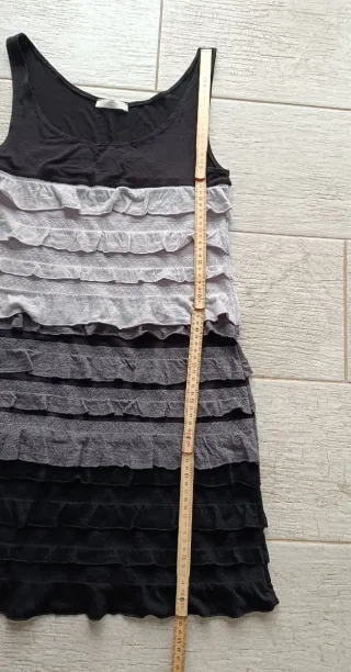 Vestido Promod volantes degradado