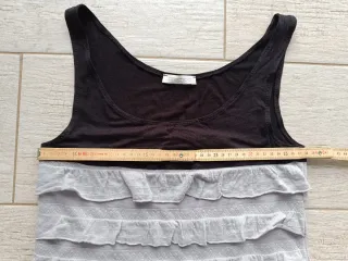 Vestido Promod volantes degradado