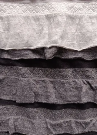 Vestido Promod volantes degradado