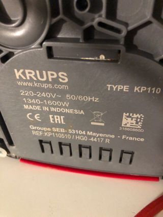 Cafetera Cápsulas Krups KP 110 Nescafé Dolce Gusto