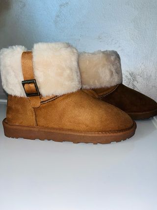 Stivali donna beige/marrone con fibbia