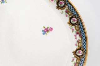 Bandeja Limoges Porcelana Flores