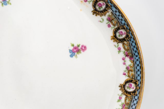 Bandeja Limoges Porcelana Flores