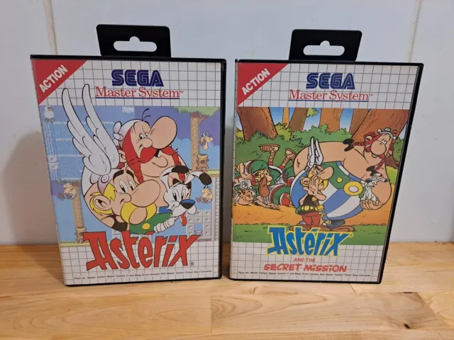 Pack 2 juegos Asterix Sega Master System
