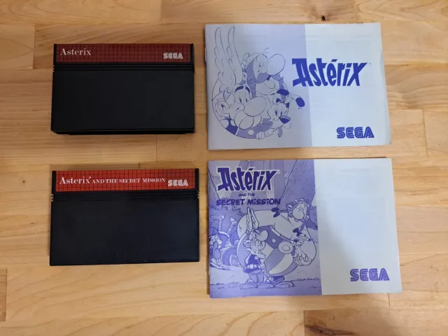 Pack 2 juegos Asterix Sega Master System