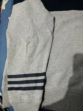 Sudadera Adidas Azul y Gris