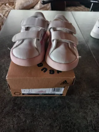 Adidas Scarpe Ginnastica Bambina Rosa Bianco