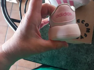 Adidas Scarpe Ginnastica Bambina Rosa Bianco