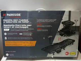 PARKSIDE Camilla y Taburete Taller 2 en 1