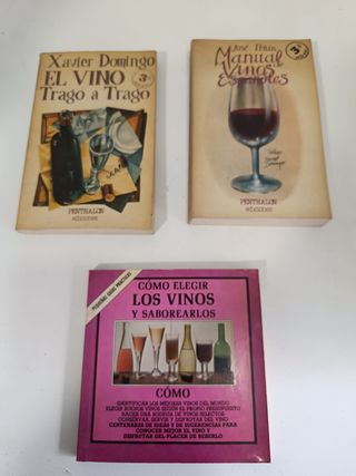 Libros cocina  y vino