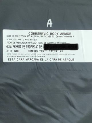 Chaleco táctico policía negro