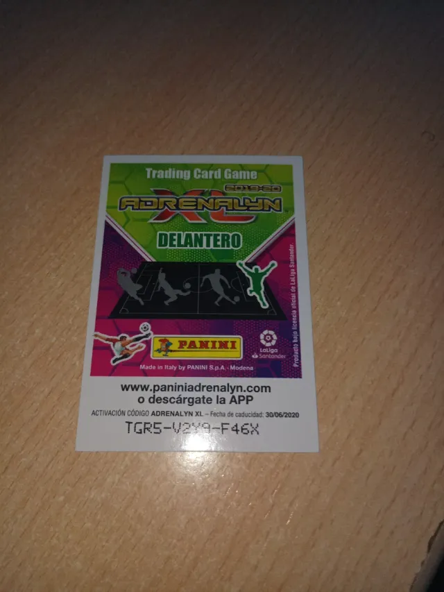 Carta Messi Edición Limitada platinum 2020