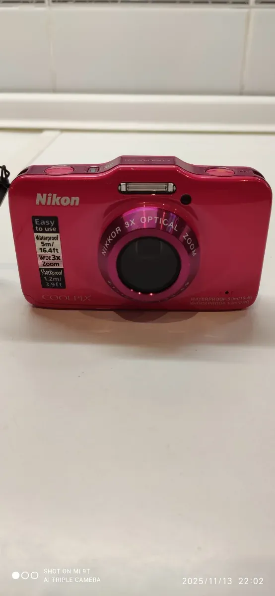 Cámara Digital Nikon Coolpix Rosa leer bien