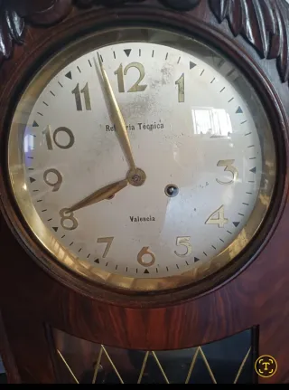 Reloj de Pared Antiguo Valenciano Madera
