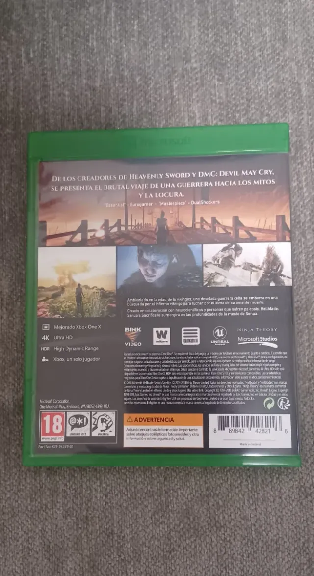 Hellblade Senua's Sacrifice Xbox One