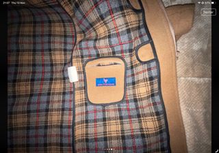 Dufflecoat Castanho Lã