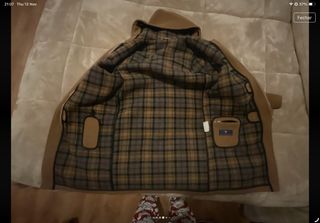 Dufflecoat Castanho Lã