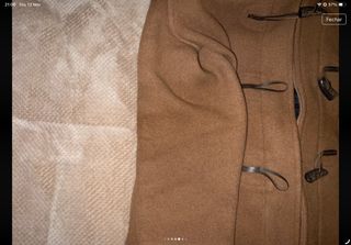 Dufflecoat Castanho Lã