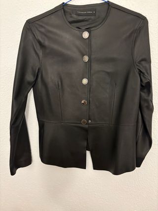 Chaqueta Cuero Purificación García Talla M