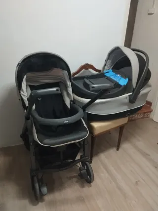 Cochecito bebé capazo y silla Chicco