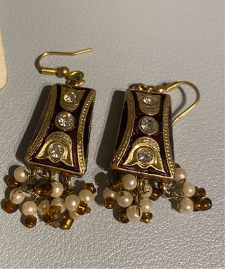 Lote pendientes vintage carey