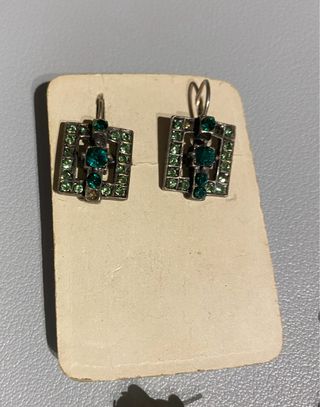 Lote pendientes vintage carey