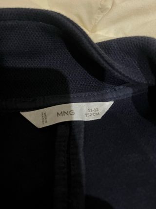 Americana niño Mango azul 11-12 años