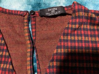 Mono corto cuadros granate