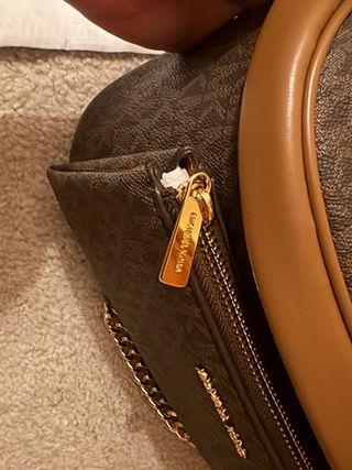 Riñonera Michael Kors Marrón y Dorada