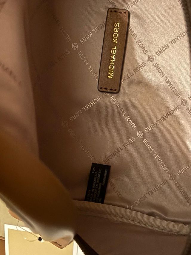 Riñonera Michael Kors Marrón y Dorada