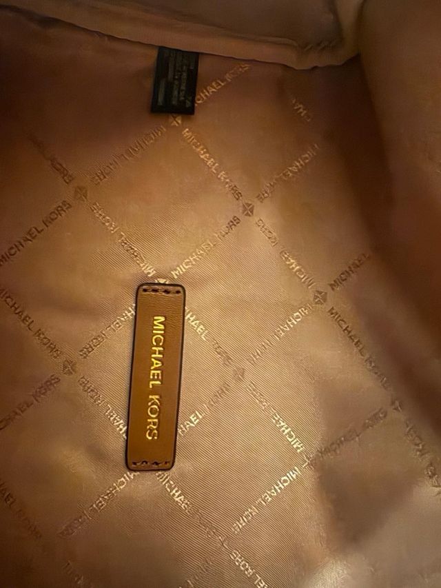 Riñonera Michael Kors Marrón y Dorada