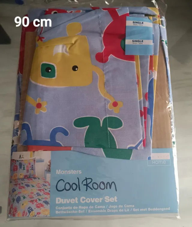 NUEVA Funda nórdica y funda almohada 90 cm Monster