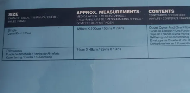 NUEVA Funda nórdica y funda almohada 90 cm Monster