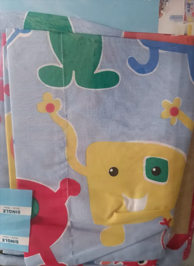 NUEVA Funda nórdica y funda almohada 90 cm Monster