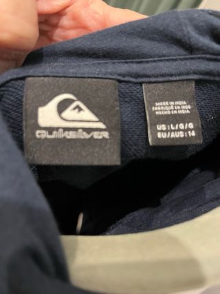 Sudadera Quiksilver Azul Marino talla 14