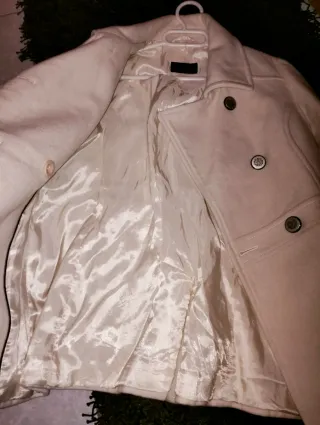 Abrigo Massimo Dutti Blanco