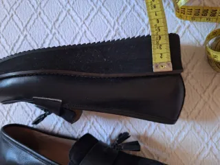 Zapatos cuña Topolino piel negra