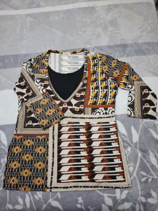 Camiseta estampada mujer